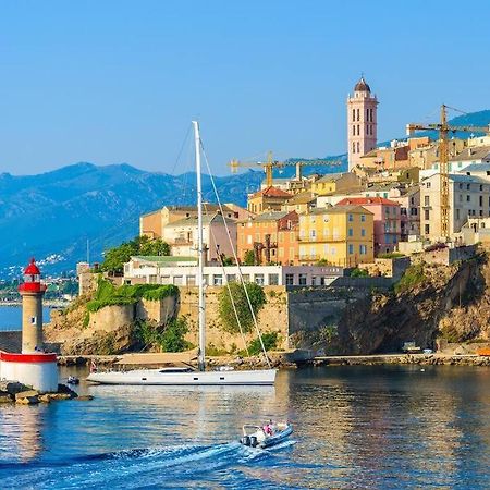 Appartement Vue Mer Avec Parking Gratuit Sur Place Bastia  Kültér fotó